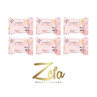 Imagem de Kit 06 Lenço Demaquilante E Limpeza Rosa Mosqueta - Dapop