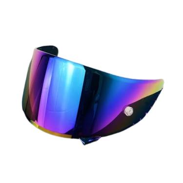 Imagem de BSTOP Protetor de capacete X14 para SHOEI Z7 CWR1 RF1200 Xspirit NXR viseira de alta resistência proteção solar corte UV Visera Casco Moto acessórios (apenas para uso no dia do arco-íris)
