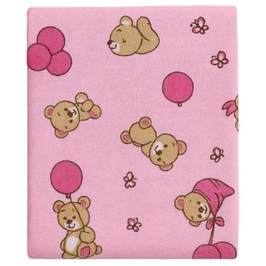 Imagem de Toalha de Banho com Capuz Bebê 100% Algodão – Macia, Absorvente e Confortável p/Recém-Nascido e Criança (Rosa)