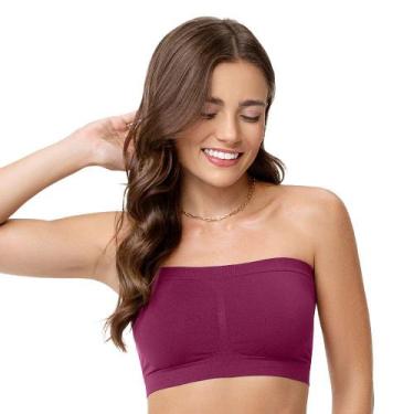 Imagem de Top Faixa sem Costura Marsala Zee Rucci, G