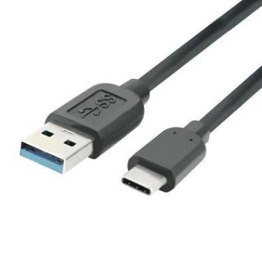 Imagem de Cabo Usb C 3.0 Type C 1 Mt Para Samsung Galaxy S8 S9 S10 - Preto