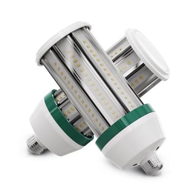 Imagem de Pinegreen Lighting Lâmpada LED de milho 5000lm, eficiência energética 38 W (equivalente a 300 W) luz LED COB 5000 K luz do dia para grande área garagem celeiro oficina quintal baía alta base padrão