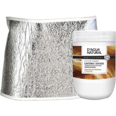 Imagem de Kit Afina Cintura Creme Cafeína 7Ativos 650G Cinta Isolmanta - D'Água 