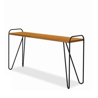 Imagem de Aparador Estilo Industrial Aramado Carvalho Madeira - Bela Móveis - Lu