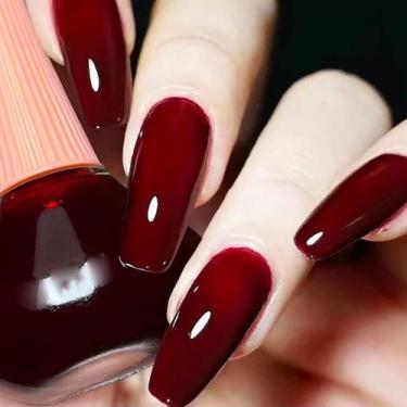 Imagem de Verniz de unhas COSMOO Cherry Red 12mL Quick Dry Vegan