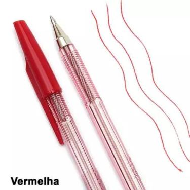Imagem de Caneta Pilot 0.7 BP-S ponta de aço vermelho