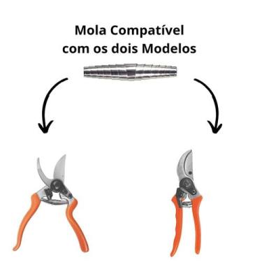Imagem de Kit 2 Mola Tesoura Poda Profissional De Reposição Tramontina, 78399-01
