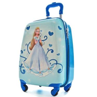 Imagem de Malinha Infantil de Bordo com Estampas com 4 Rodinhas - Malissima, Azu