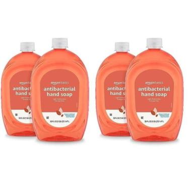 Imagem de Recarga de sabonete para mãos Amazon Basics Antibacteriano 1,5 L (paco