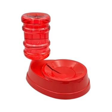 Imagem de Kit Comedouro e Bebedouro Automático para Cachorro Cães e Gatos(SÓ BEBEDOURO FOUR - VERMELHO)