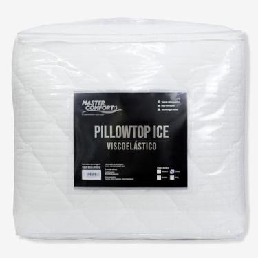 Imagem de Pillowtop Ice Viscoel?stico, Colch?o com Tecnologia Refrescante, N?o-al?rgico, 6cm de ALTURA