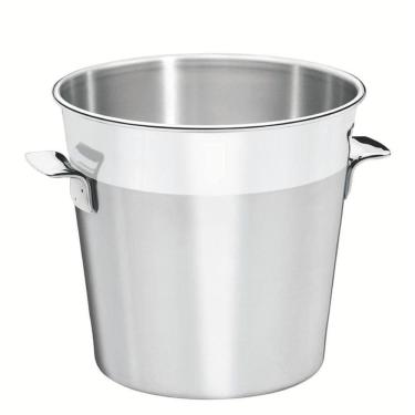 Imagem de Balde De Gelo Tramontina Cosmos 14cm Em Aço Inox Fosco Com Borda Em Brilho