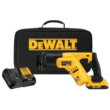 Imagem de DEWALT Kit de serra alternada sem fio 20V MAX*, compacto, 2 Amp hora (DCS387D1)