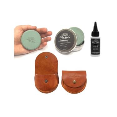 Imagem de 1844 Helko Werk Germany Afiador De Machado - Pedra Granulação Dupla 120 Grossa / 320 Fina, Ferramenta Para (Pedra, Bolsa, Óleo) Nº 22100 F8689