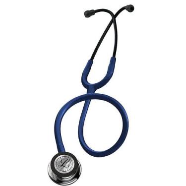 Imagem de Estetoscópio Littmann Classic III Azul Marinho Espelhado 5863
