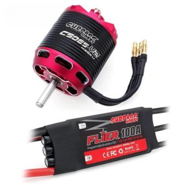 Imagem de Combo De Motor Brushless De Alta Potência E ESC Para Aeronaves RC, Mul