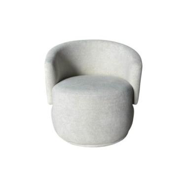 Imagem de Poltrona Decorativa Beatriz Orgânica Bouclé Bege - Mansão Decor