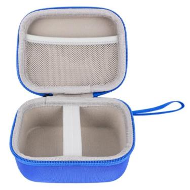 Imagem de Capa protetora para Yoto, capa protetora para reprodutor de áudio de 5,12 x 3,74 polegadas com alça para leitor de histórias infantil compatível com Yoto Mini (azul)