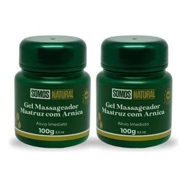 Imagem de Kit 2 Gel Massageador Mastruz com Arnica Somos Natural 100g