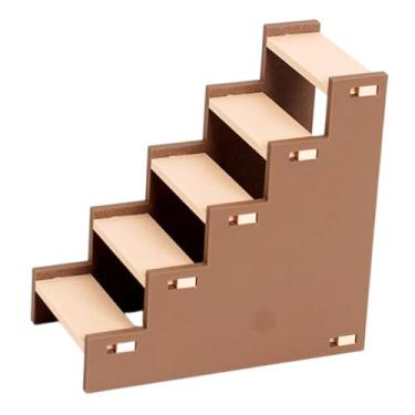 Imagem de ShengQuanHao Escada de Escalada para Hamster, Brinquedo de Exercício, Acessório de Habitat para Porquinhos-da-índia, Instalação Rápida, Material PP Durável, Versát, 8cm X 15cm X 15cm