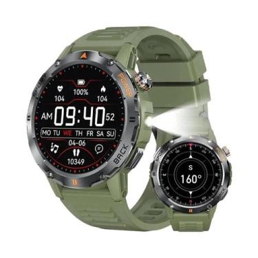 Imagem de Relógio Inteligente Bluetooth Masculino Com Tela Grande LIGE 2025 1.53