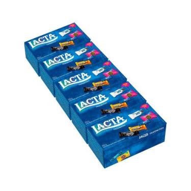Imagem de Kit 5 Caixa de Bombom Lacta Favoritos 250,6g Cada