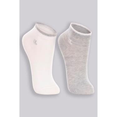 Imagem de Kit/2 Meia Cano Curto Lupo 02835-088 Kids Algodão T. 24/29 30/36, 30/3