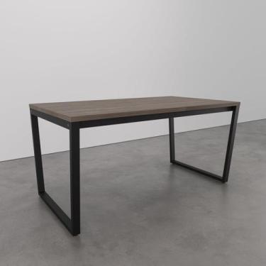 Imagem de Mesa de Jantar 160x90cm Estilo Industrial Concept CabeCasa MadeiraOrig