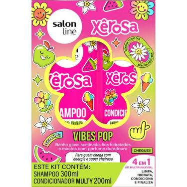 Imagem de Xerosa kit shampoo 300ml + condicionador 200ml vibes pop - SALON LINE