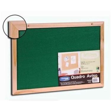 Imagem de Quadro mural de aviso madeira 45x60 Cortiarte