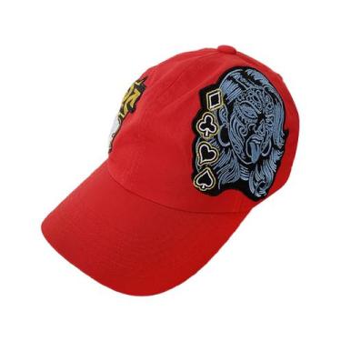 Imagem de Boné Cyclone Microfibra Skull Mask Lurex, Vermelho, U