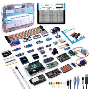 Imagem de Kit inicial GeeekPi Ultimate com Raspberry Pi Pico, UNO R3, Mega2560