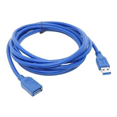 Imagem de 2 X Cabos 3.0 Extensor Usb De 1 M Macho X Fêmea