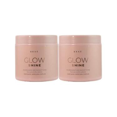 Imagem de Braé Glow Shine Nutrição e Brilho Kit 2 Máscara 500g