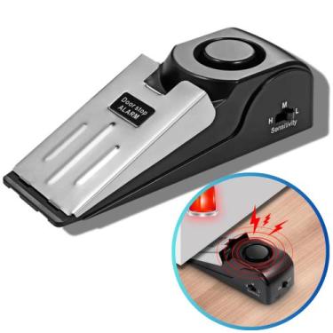 Imagem de Alarme De Porta Inteligente Com Sensor Sonoro Anti Roubo Cunha Trava P