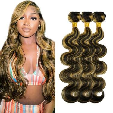 Imagem de Pacotes de cabelo NiegMeag P1B/27 Highlight Body Wave 30cm-40cm