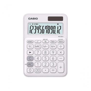 Imagem de Calculadora De Mesa Casio Branca - Ms-20uc-we-w-dc