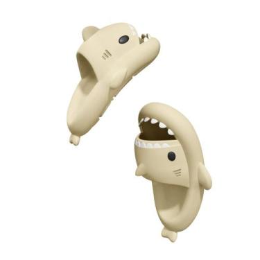 Imagem de Chinelos Menore Cartoon Shark Cloud EVA para mulheres e homens