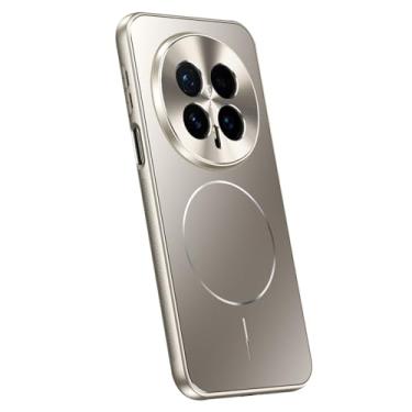 Imagem de LTLMYDAM Capa magnética para Honor Magic 8 Pro/8, proteção total da câmera, carregamento sem fio, capa fosca antiderrapante resistente a impactos, dourado, 8 Pro