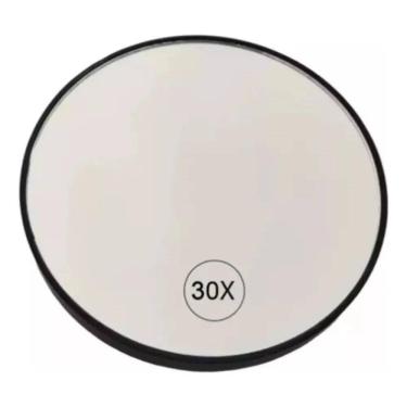 Imagem de 10X Espelho Aumento 30X Vezes Maquiagem Lupa Fixação Por Ve