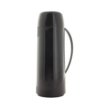 Imagem de Garrafa Térmica Rosca Firenze 1L Preto Invicta, 1L, Preto