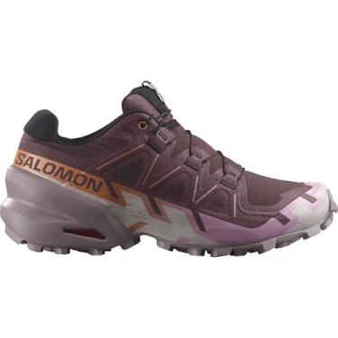 Imagem de Salomon Tênis feminino Speedcross 6, Catawba Grape/Papaya/Deauville Mauve, 37