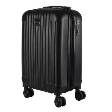 Imagem de Mala Grande 35Kg Expansível Giratória Preta Maldivas Dermond