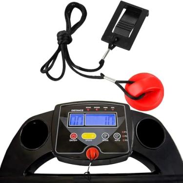 Imagem de Chave de segurança magnética de esteira com clipe, substituição universal de chave de parada de emergência para todas as esteiras NordicTrack, Proform, Image, Weslo, Reebok, Epic, Golds Gym