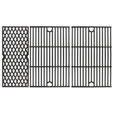 Imagem de Utheer Grelhas de Cozimento Em Ferro Fundido para Pit Boss Austin Xl, Rancher Xl, 1000 Xl, 1100Pro Series, Traeger Pro Series 34, Traeger Texas Elite 34, Peças de Reposição para Grelhas para Fumantes