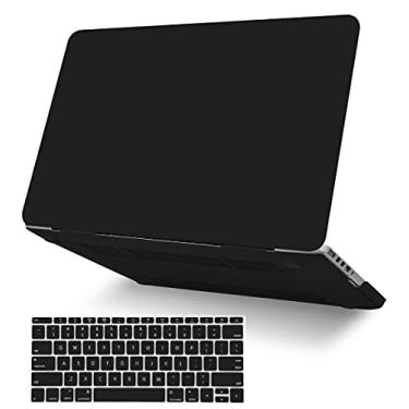 Imagem de Capa para laptop KECC para MacBook com capa para teclado (2), Matte Black, A1502/A1425 Old Mac Pro 13" Retina (-2015)