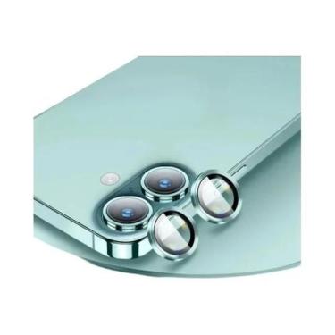 Imagem de Protetor De Câmera De Metal De Alumínio Para iPhone 16 Plus, Capa De V