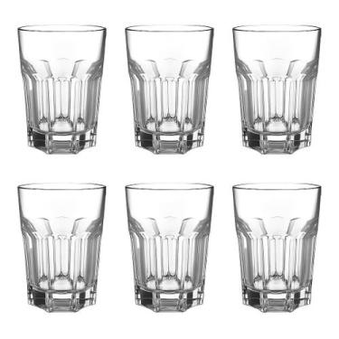 Imagem de Kit 4 Copos de Vidro Everest 360ml Noah NDI Design Moderno Qualidade e
