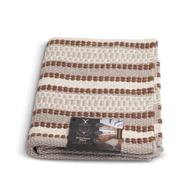 Imagem de Yellowstone John Collection Tapete de cozinha rústico em dois tons - 50,8 cm x 76,2 cm