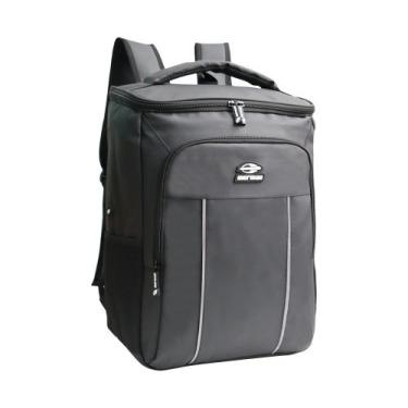 Imagem de Bolsa Térmica Mochila Cooler Bebidas Praia Viagem Mormaii Cor:PretoTam